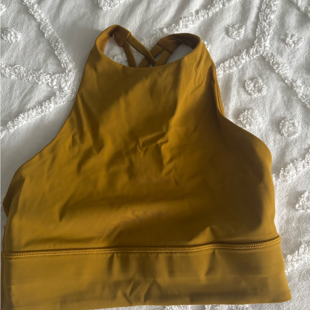 Lululemon Energy Bra high neck long line size 6